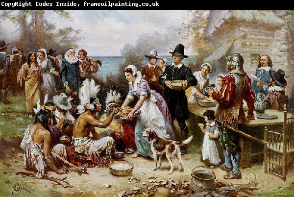 Jean Leon Gerome Ferris The First Thanksgiving